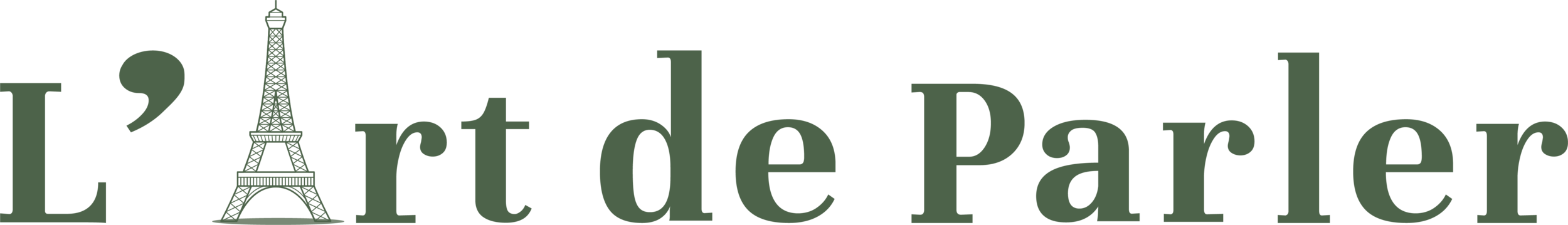 Logo l'art de parler